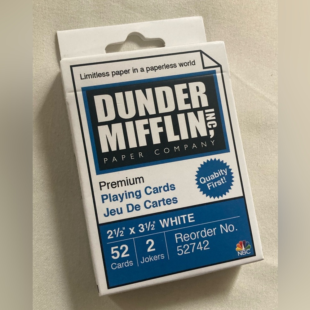 The Office Dunder Mifflin Playing Cards
